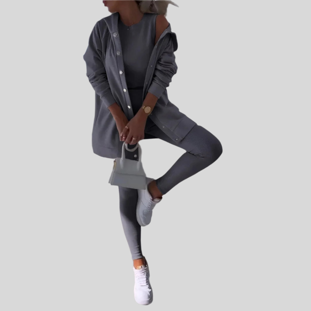 Anna | Damen 3 Teiliges Lounge Set | Stilvoll
