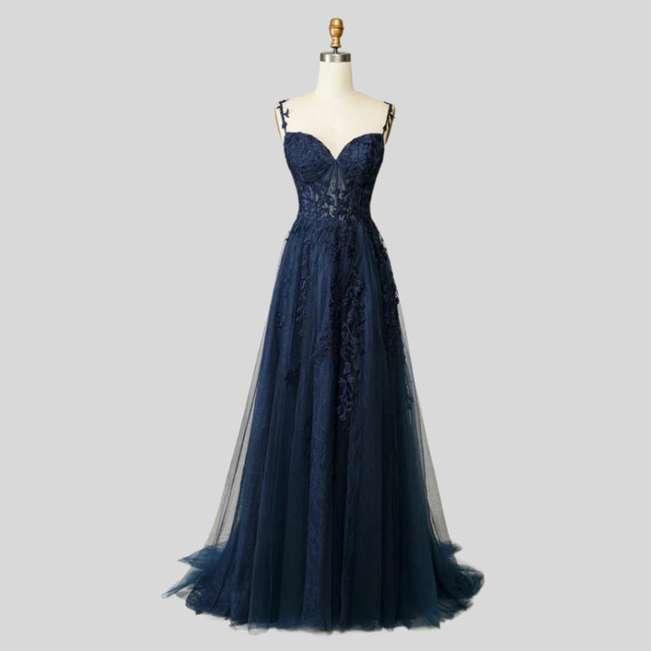 Odelis | Damen Stilvolles Schulterfreies Kleid | Maxi