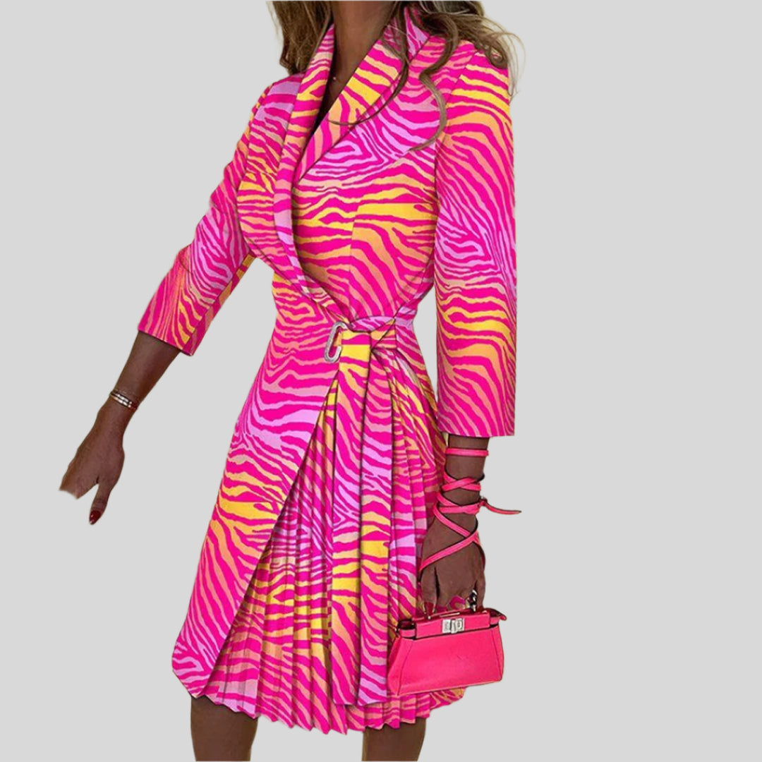 Elegant Blazer Kleid | Gekerbter Kragen