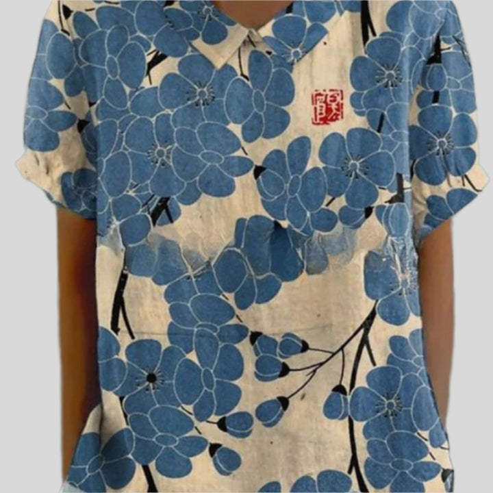 Elegante Blumen Bluse | Sommer