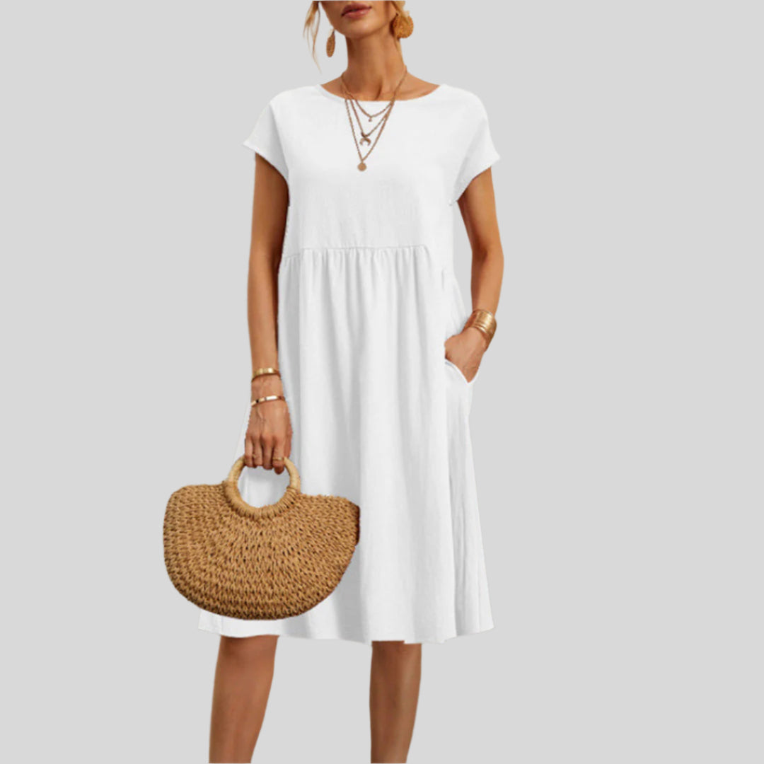 Quinn | Damen Elegantes Sommerkleid | Midi