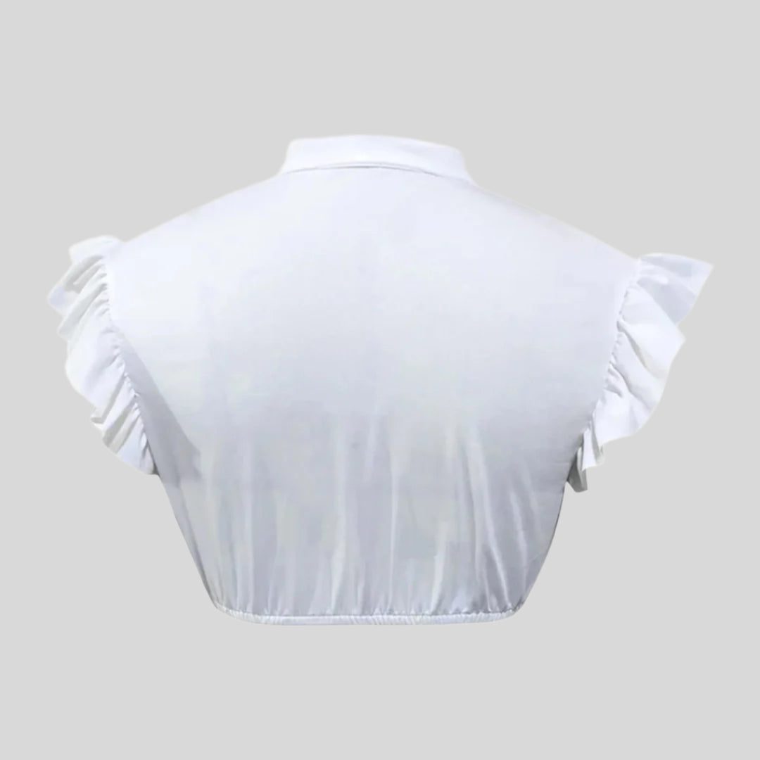 Elegante Oktoberfest-Dirndlbluse | Ärmellos