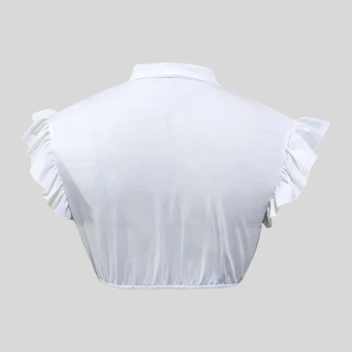 Elegante Oktoberfest-Dirndlbluse | Ärmellos