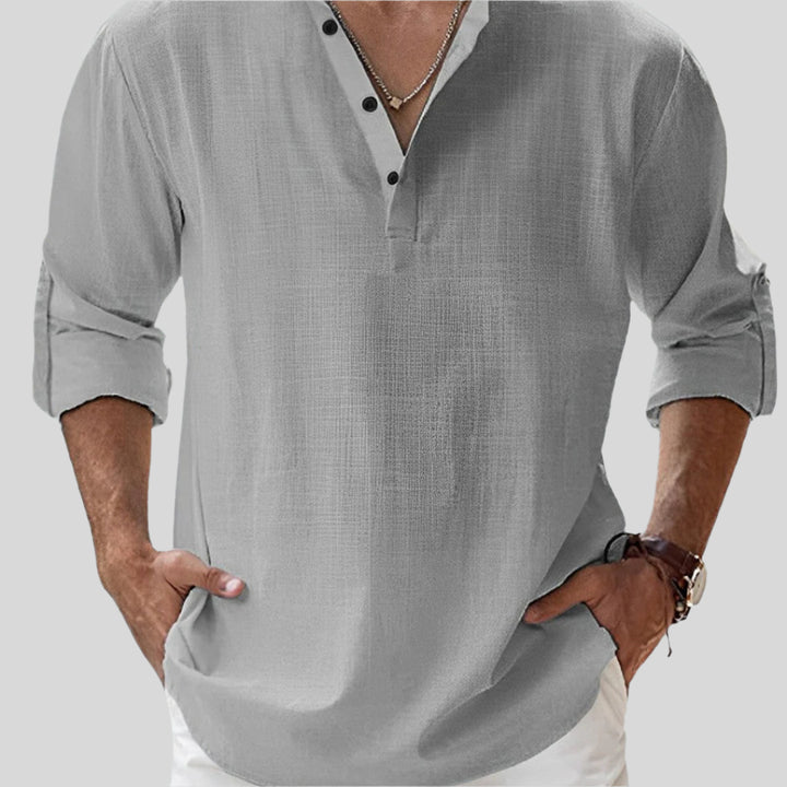 Philipp | Herren Elegantes Sommerhemd | Langarm
