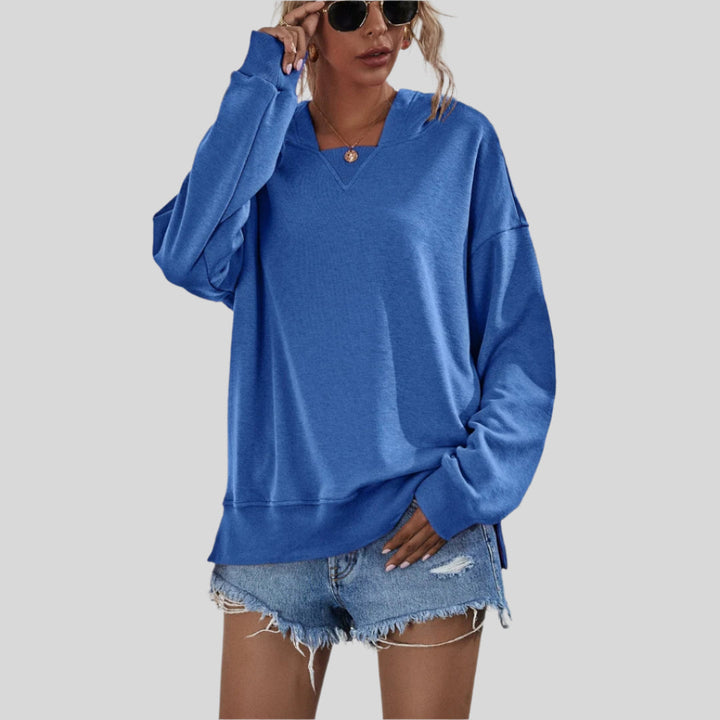 Liorah | Damen Gemütlicher Übergroßer Sweatshirt | Kapuze