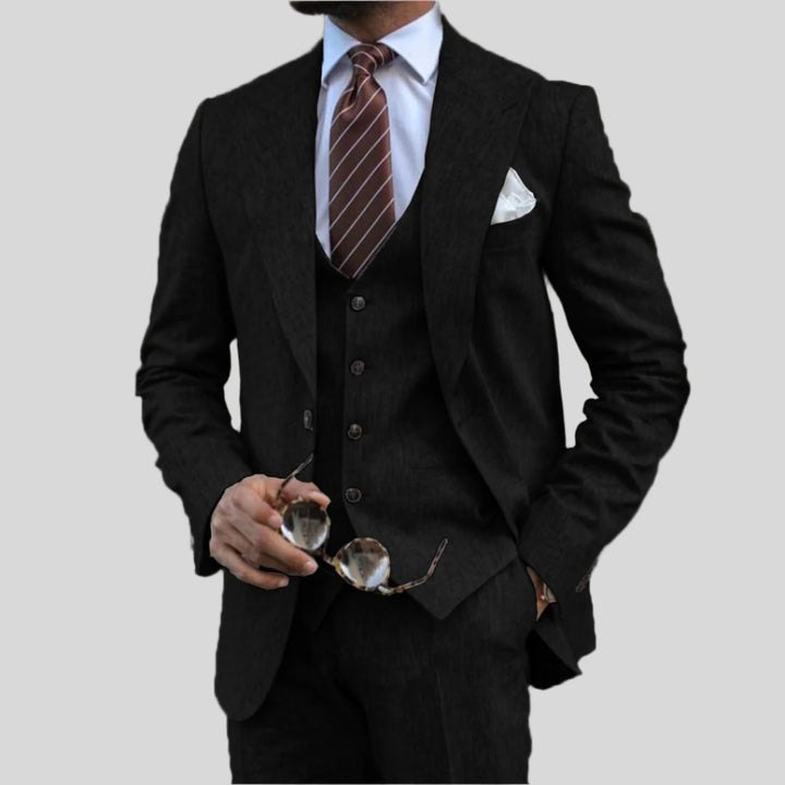 Malte | Herren Elegantes 3-teiliges Anzug-Set | Stilvoll