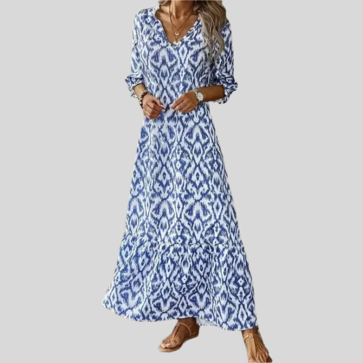 Zarahilde | Damen Sommer Kurzarmkleid | Maxi