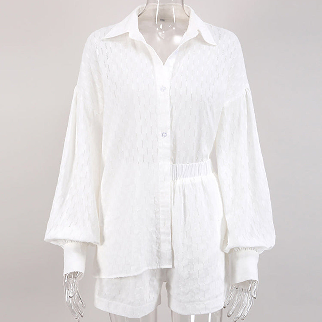 Elegantes Hemd-und-Shorts-Set | Leichtgewichtig