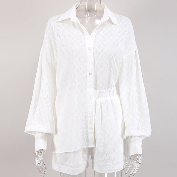 Elegantes Hemd-und-Shorts-Set | Leichtgewichtig
