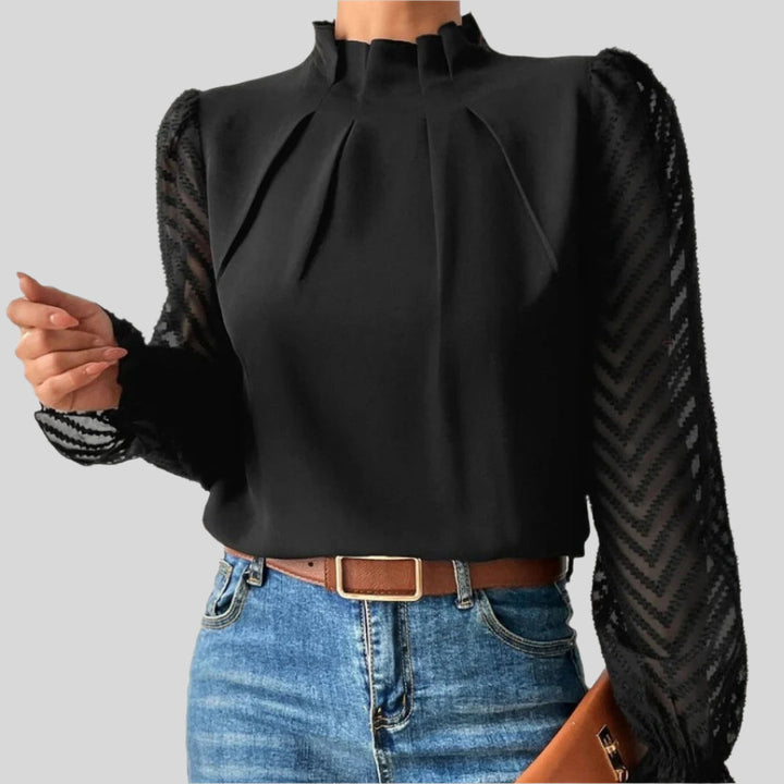 Harmony | Damen Eleganter Gemustertes Oberteil | Stilvol