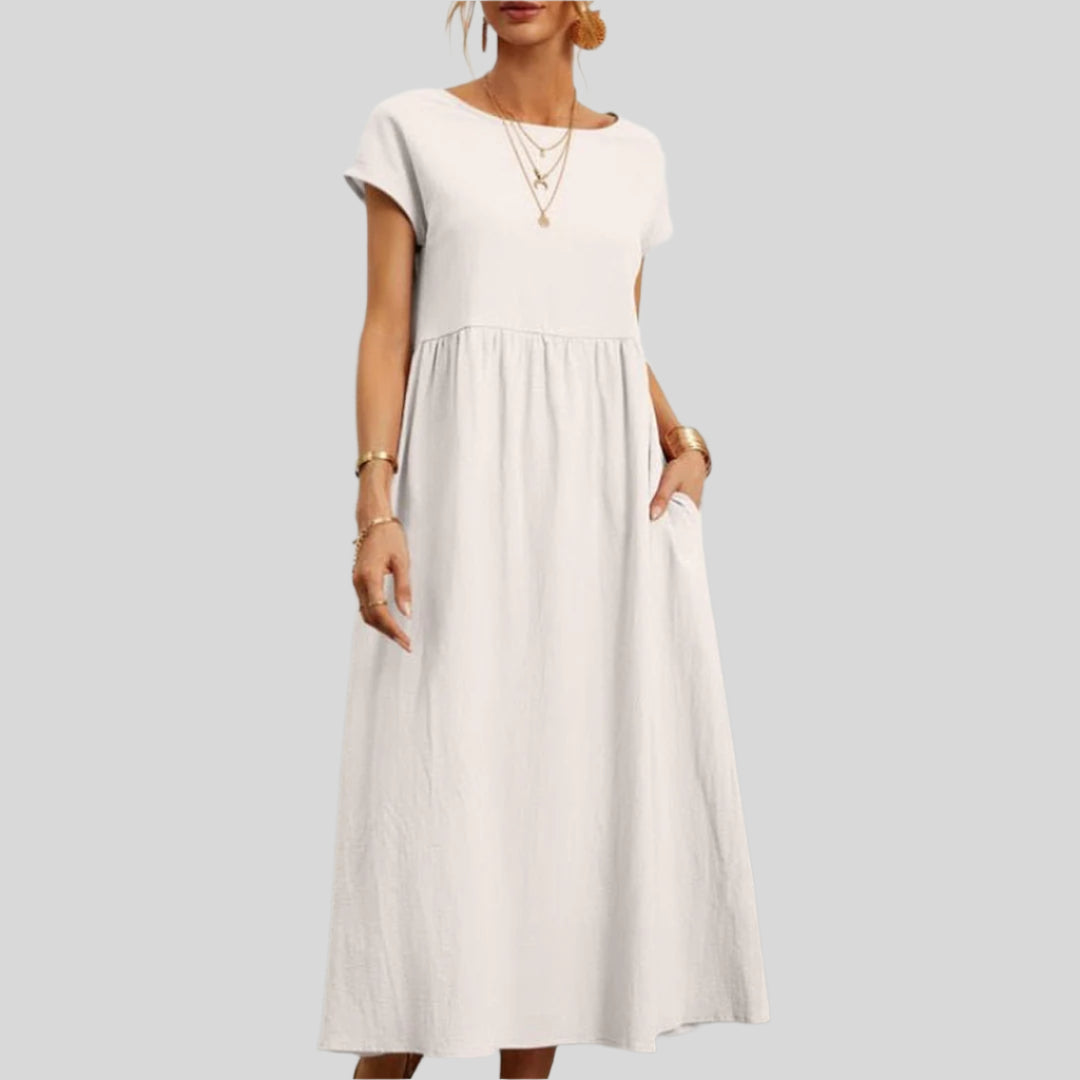 Michaela | Damen Stylisches Sommerkleid | Maxi