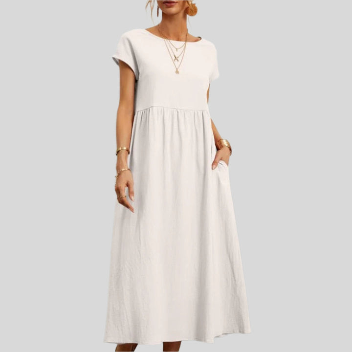 Michaela | Damen Stylisches Sommerkleid | Maxi