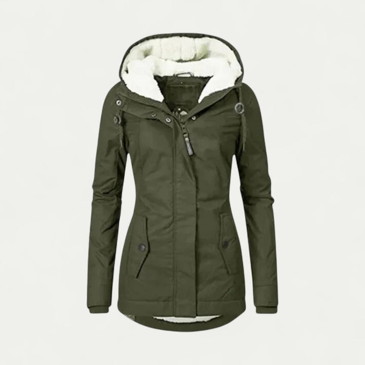 Wärmende Damen Winterjacke mit Weichem Fleecefutter