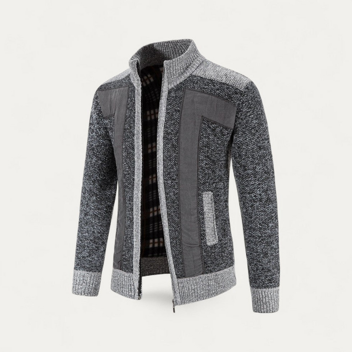 Strickjacke mit Reißverschluss für Herren