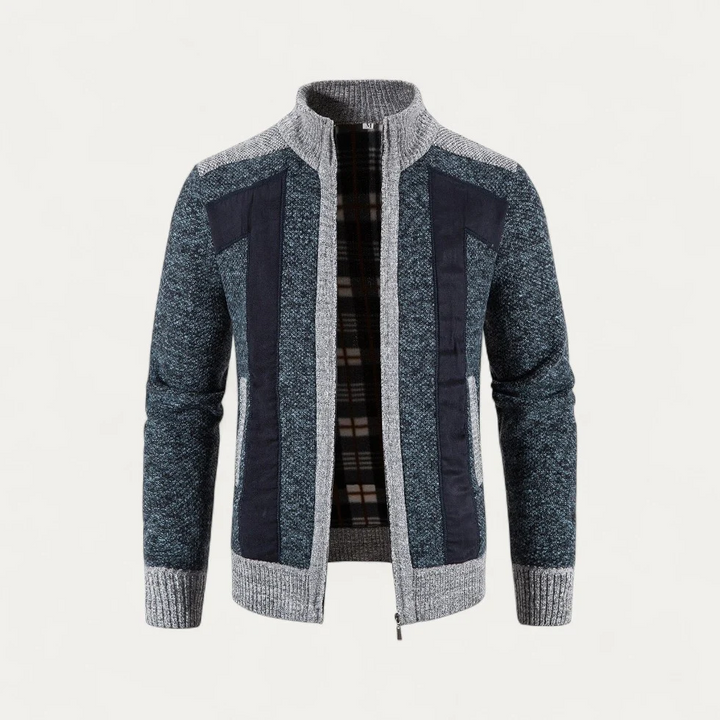 Strickjacke mit Reißverschluss für Herren