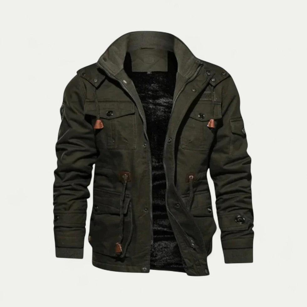 Gefütterte Utility Jacke für Herren