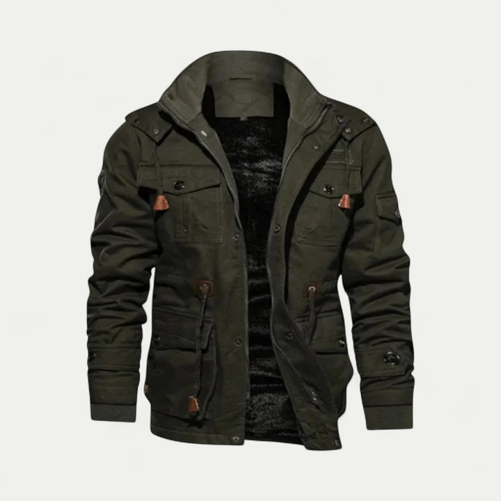 Gefütterte Utility Jacke für Herren