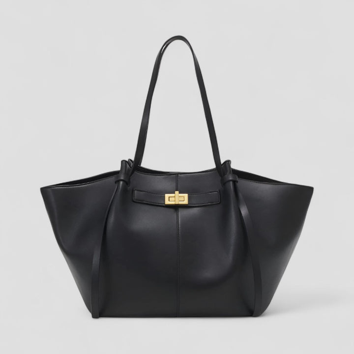 Elegante Große Tragetasche mit Laptopfach und Goldfarbenen Details