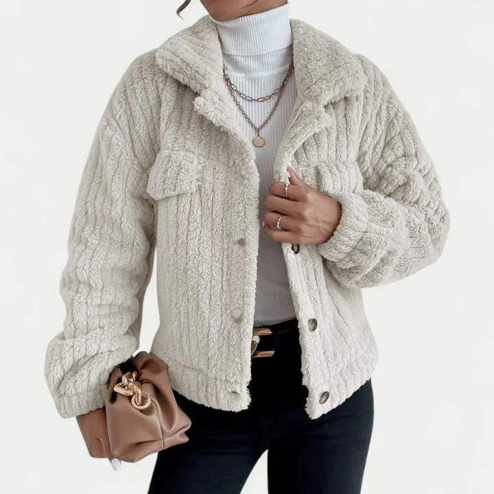 Teddy Fleece Übergangsjacke für Damen
