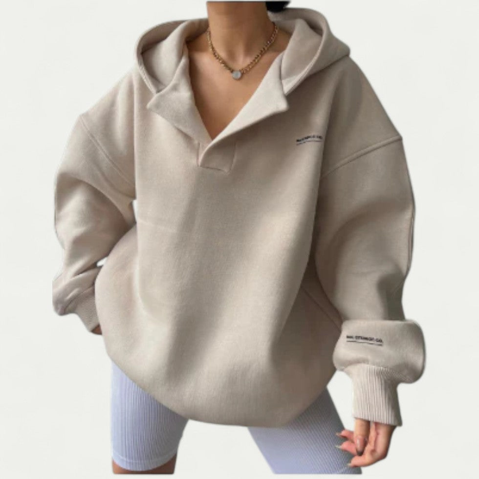 Damen Oversize Hoodie mit Kapuze und weitem Schnitt