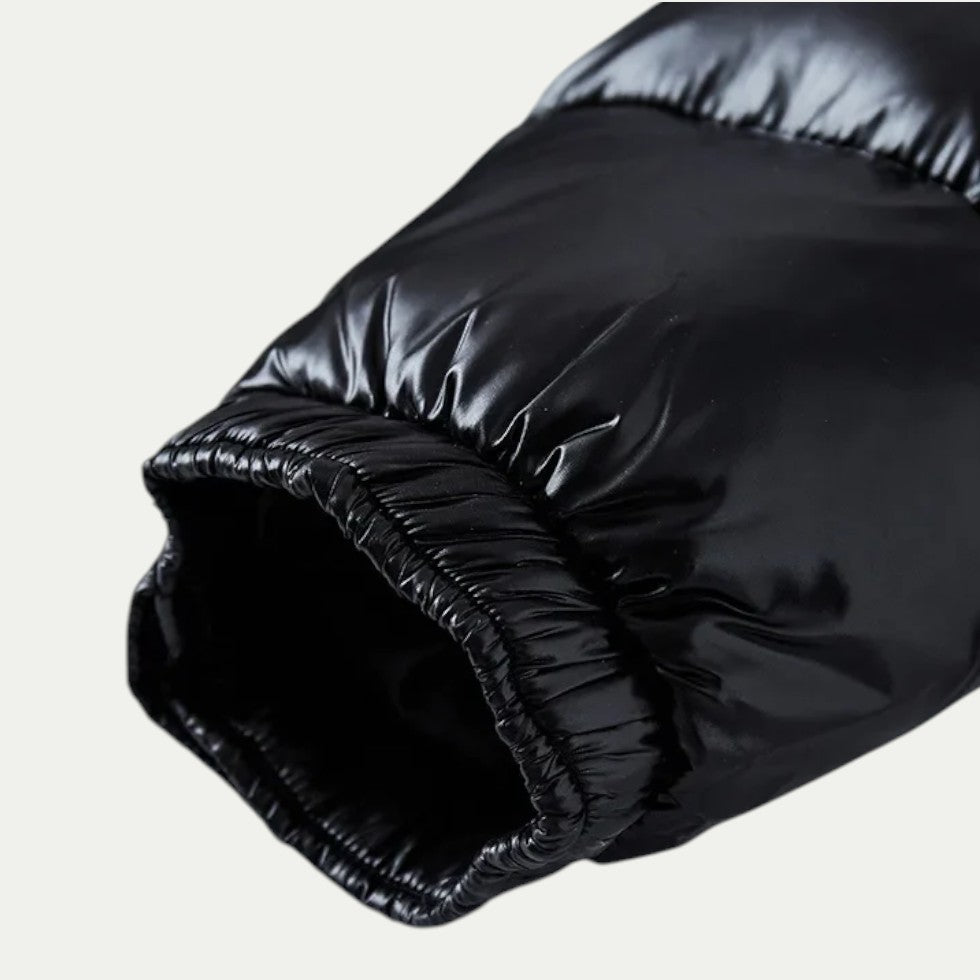 Wärmende Herren Steppjacke mit Abnehmbarer Kapuze