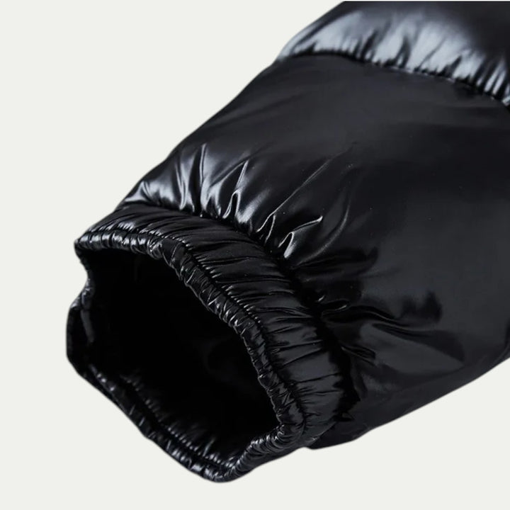 Wärmende Herren Steppjacke mit Abnehmbarer Kapuze
