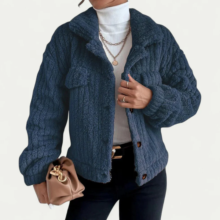 Teddy Fleece Übergangsjacke für Damen