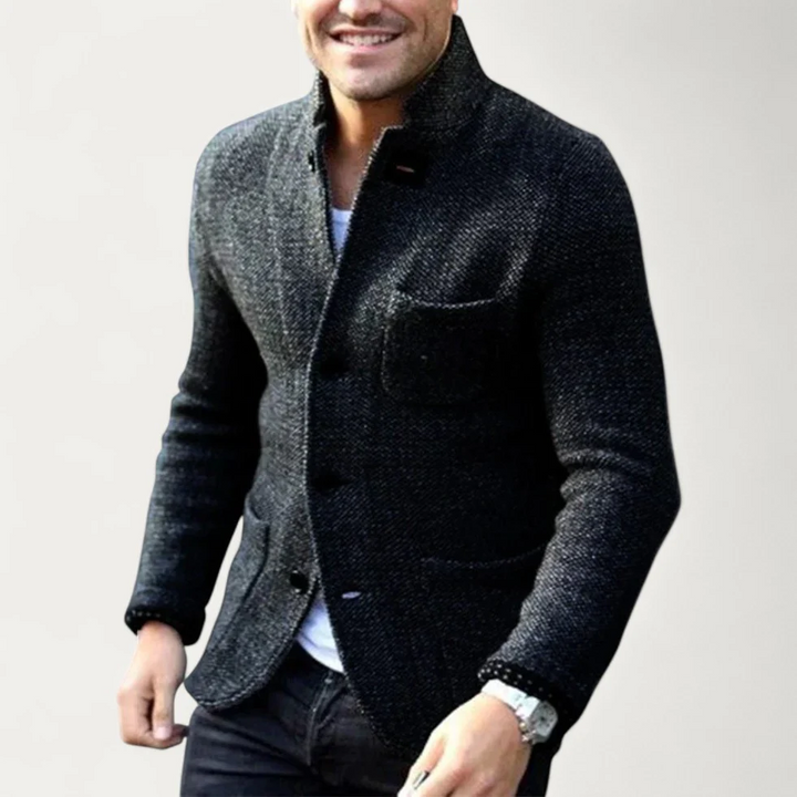 Elegante Strickblazer Jacke für Herren