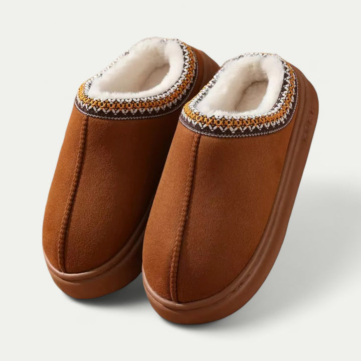 Orthopädische Herren Hausschuhe mit Weichem Warmfutter