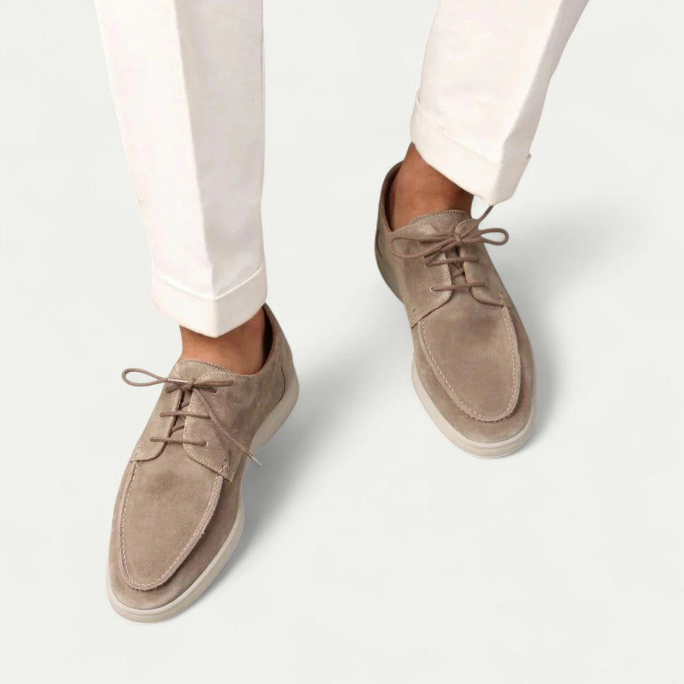 Orthopädische Wildleder Freizeitschnürschuhe