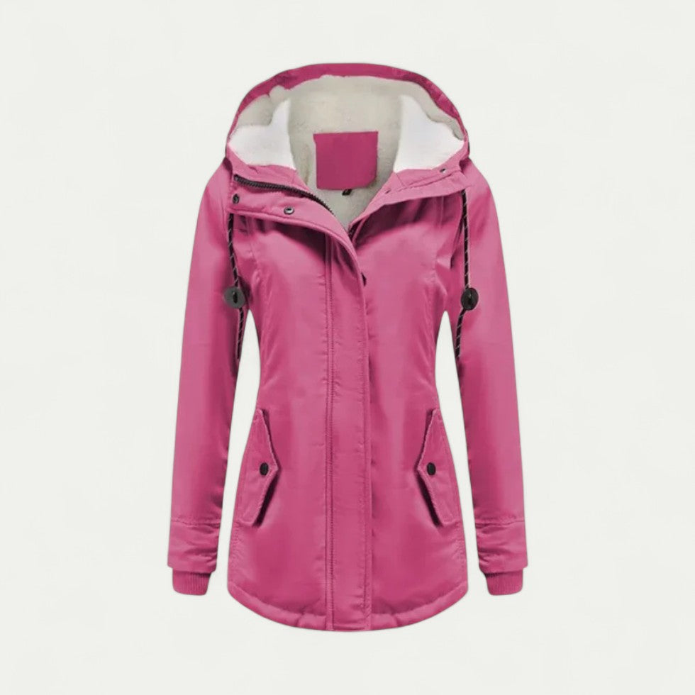 Wärmende Damen Winterjacke mit Weichem Fleecefutter