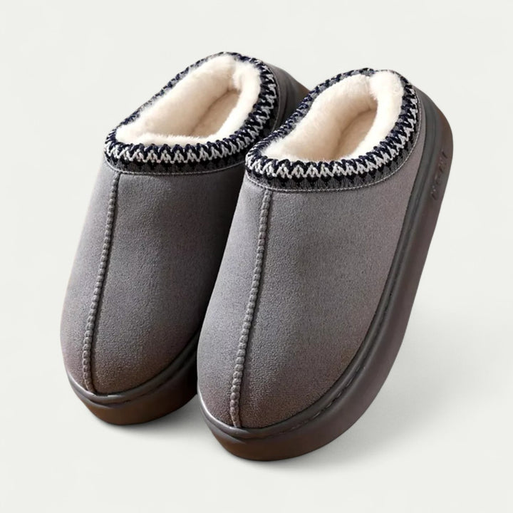 Orthopädische Herren Hausschuhe mit Weichem Warmfutter