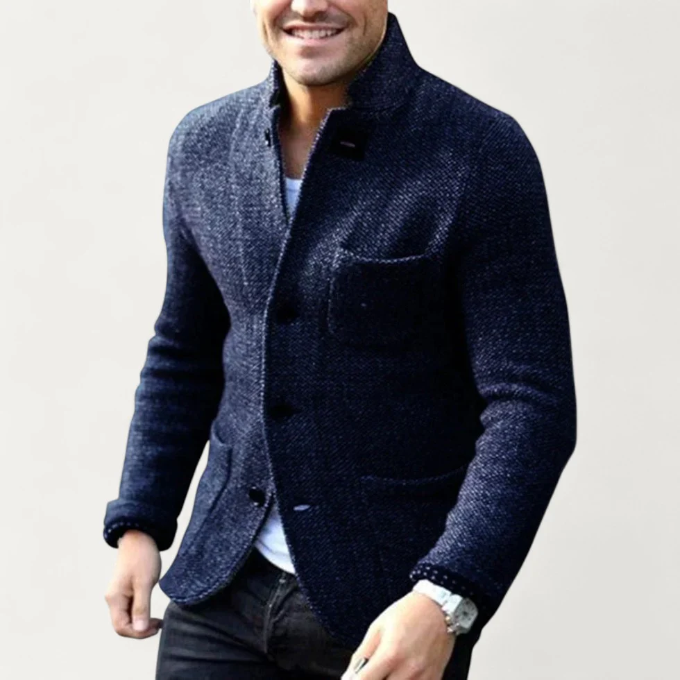 Elegante Strickblazer Jacke für Herren