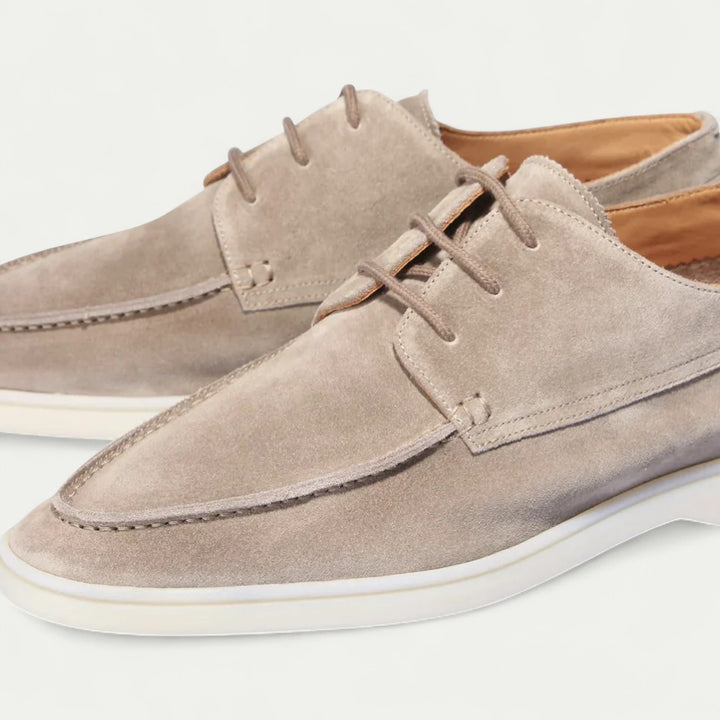 Orthopädische Wildleder Freizeitschnürschuhe