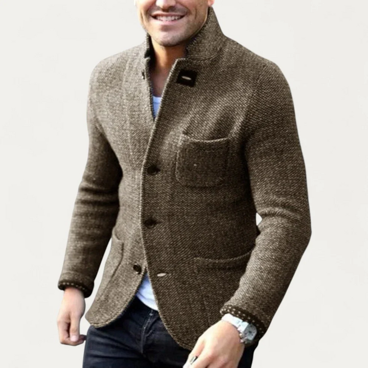 Elegante Strickblazer Jacke für Herren