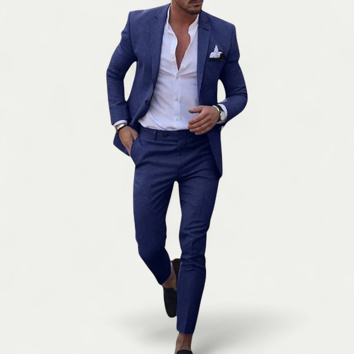 Schlanker Herren Anzug mit Moderner Passform für Elegante Auftritte