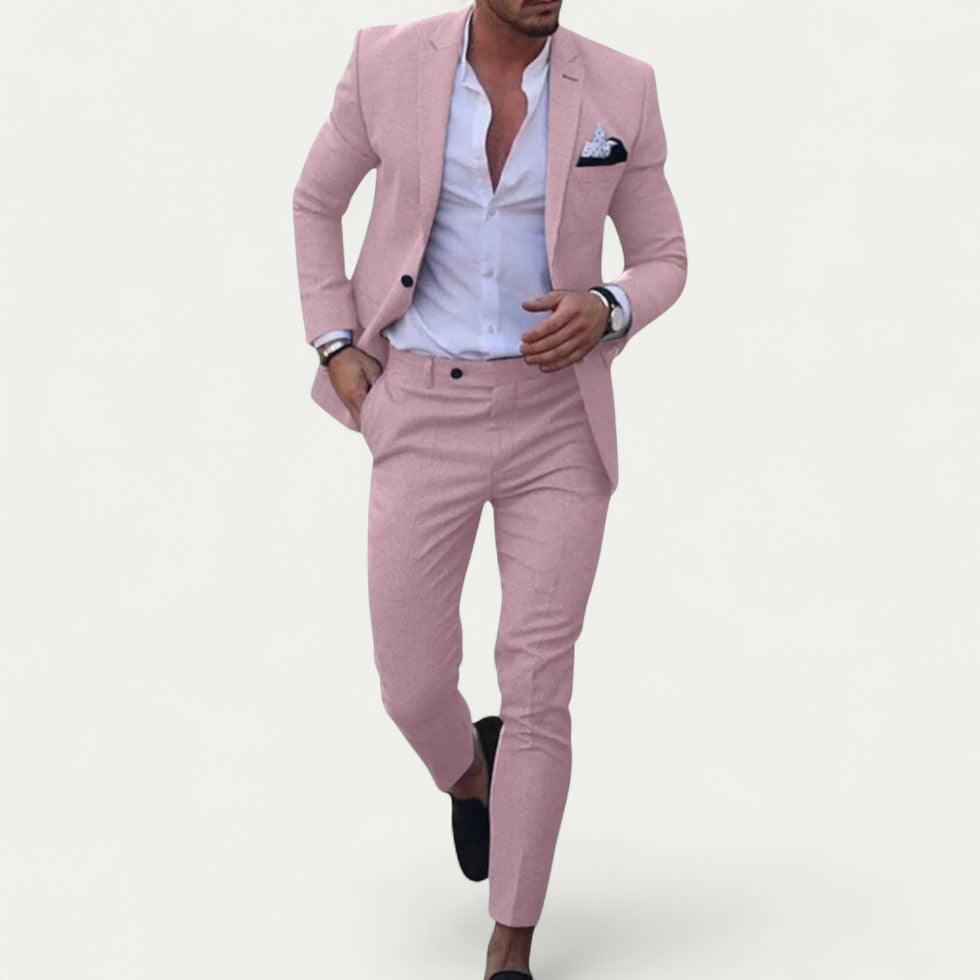 Schlanker Herren Anzug mit Moderner Passform für Elegante Auftritte