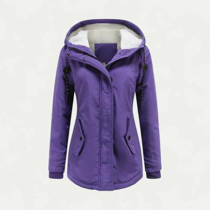 Wärmende Damen Winterjacke mit Weichem Fleecefutter