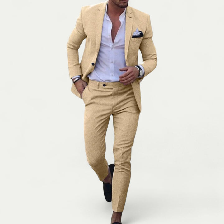 Schlanker Herren Anzug mit Moderner Passform für Elegante Auftritte