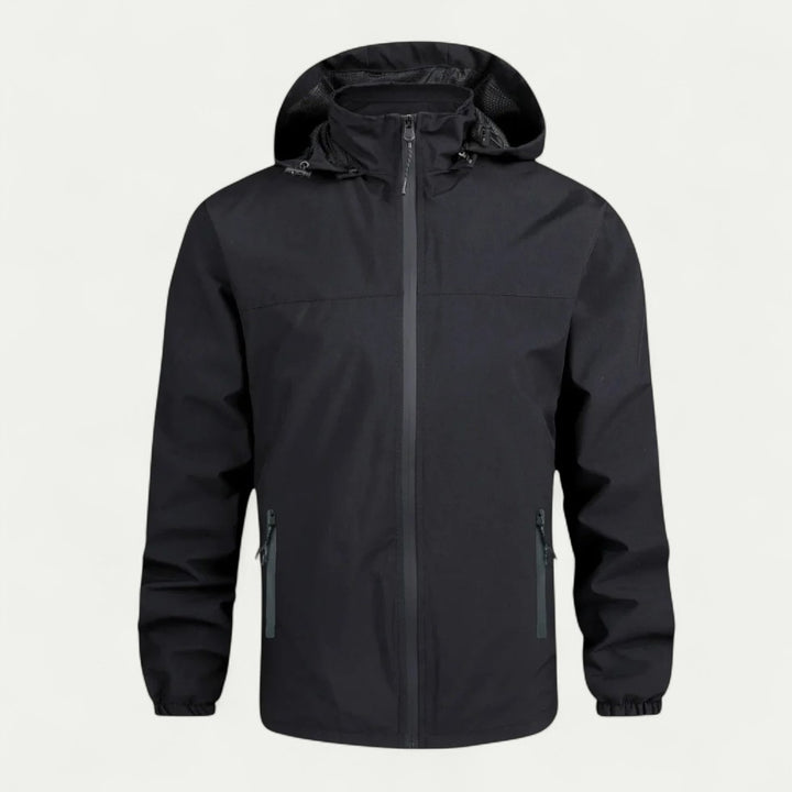 Wasserabweisende Herren Übergangsjacke mit Abnehmbarer Kapuze