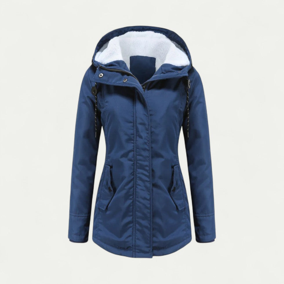 Wärmende Damen Winterjacke mit Weichem Fleecefutter