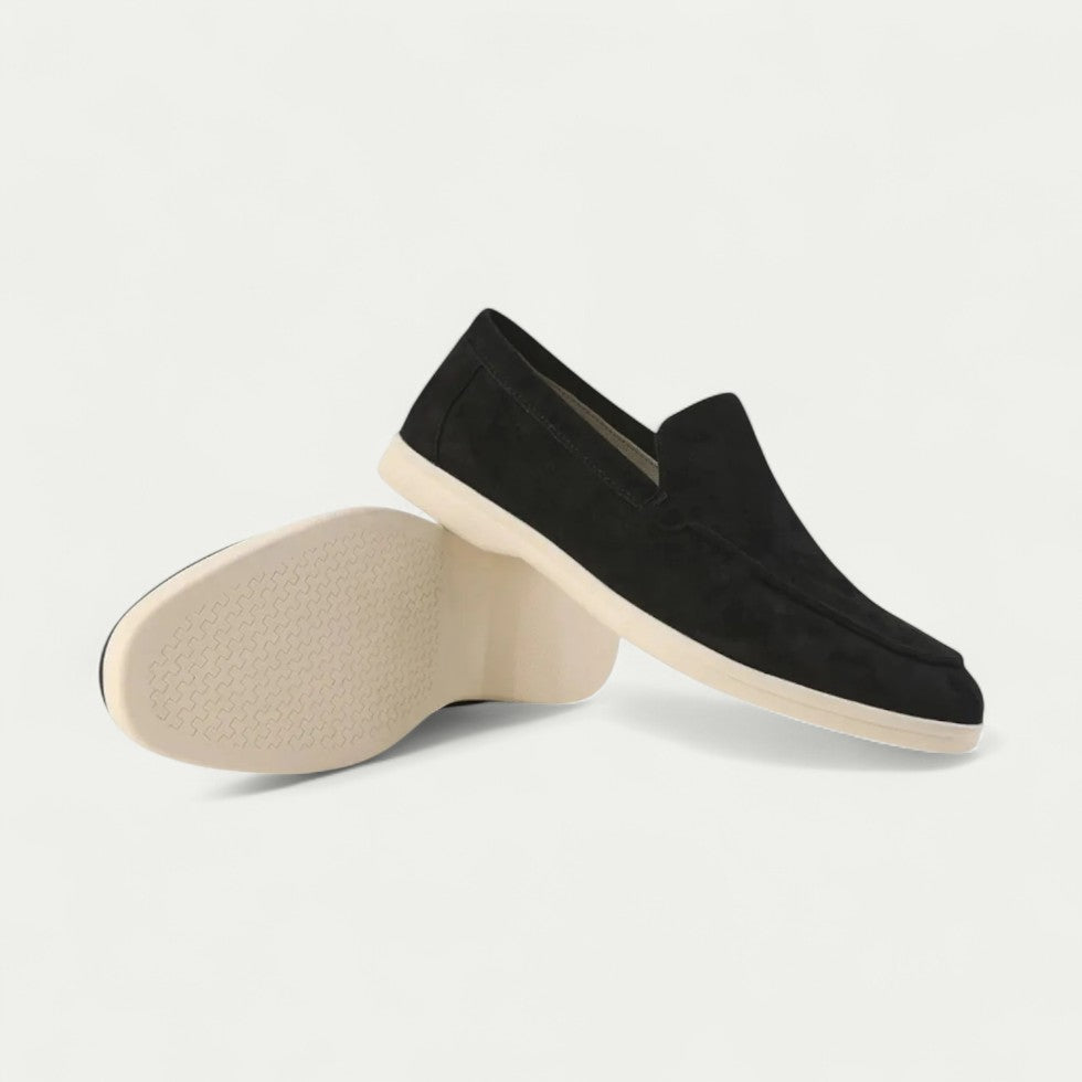 Orthopädische Herren Loafer aus Wildleder für Alltag