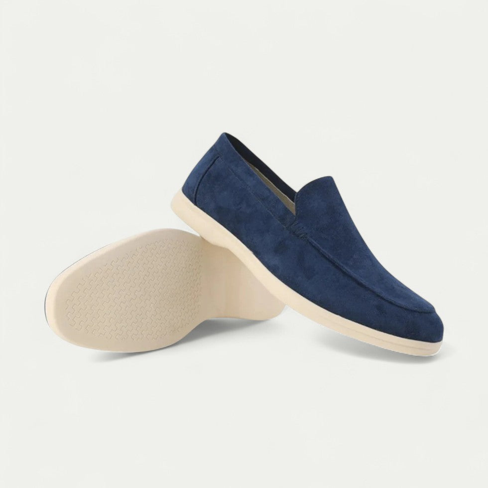 Orthopädische Herren Loafer aus Wildleder für Alltag