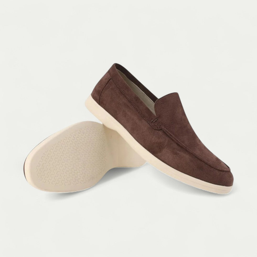 Orthopädische Herren Loafer aus Wildleder für Alltag