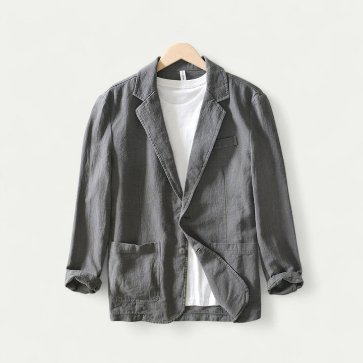 Lässiger Herren Leinenblazer für Sommerlooks