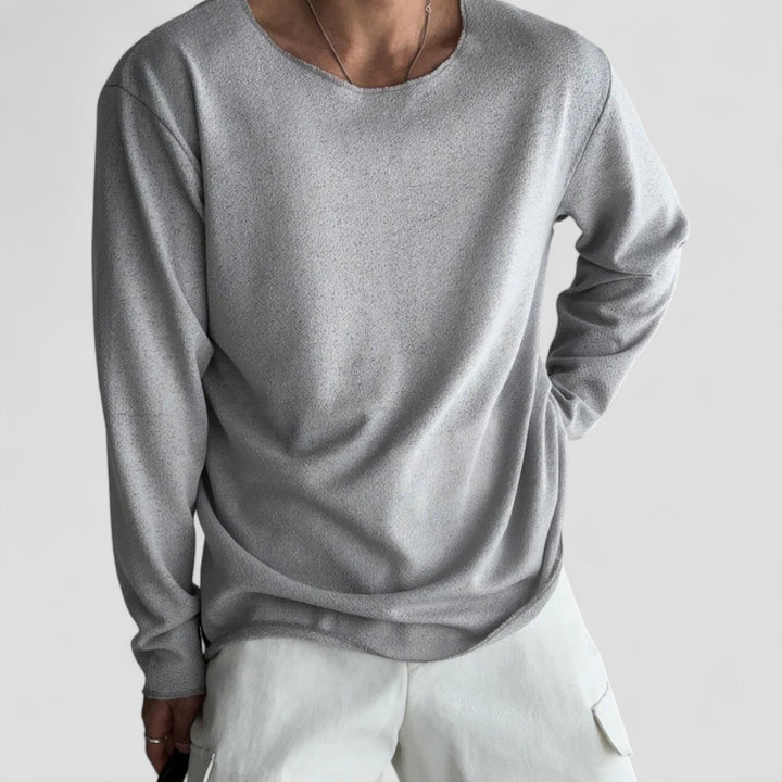 Moderner Leichter Langärmeliger Herrenpullover