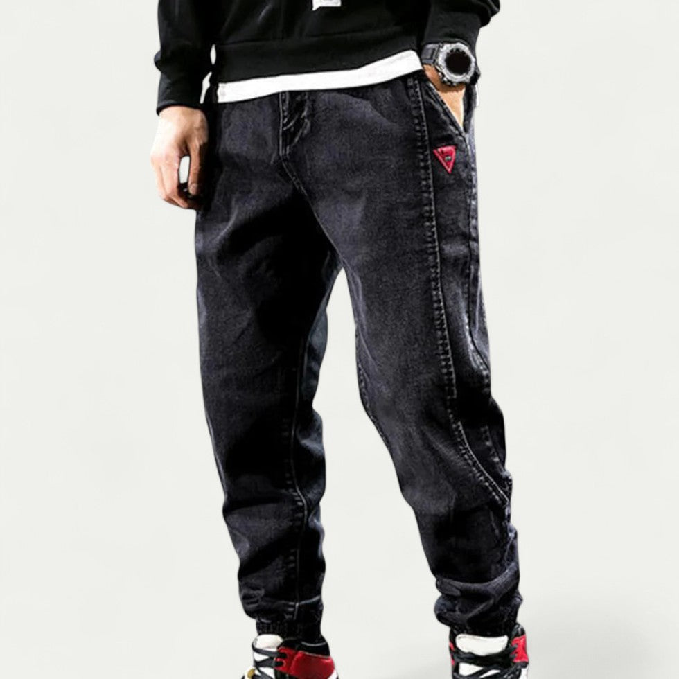 Locker geschnittene Herren Baggy Jeans für Streetwear Looks