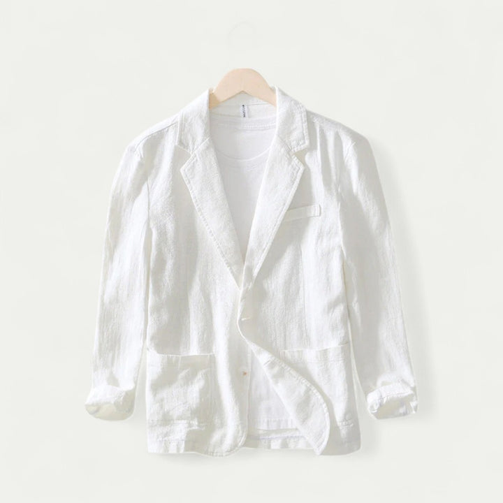 Lässiger Herren Leinenblazer für Sommerlooks