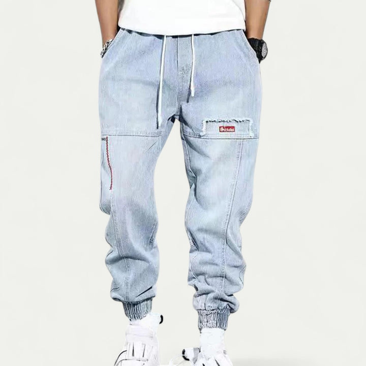 Locker geschnittene Herren Baggy Jeans für Streetwear Looks