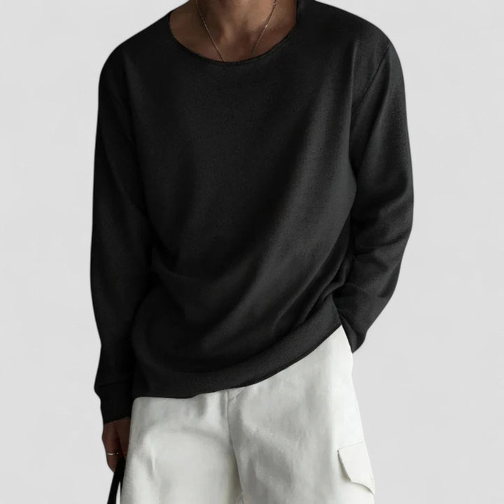 Moderner Leichter Langärmeliger Herrenpullover